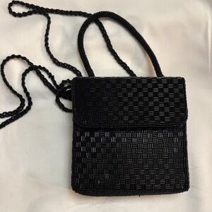 Beaded Gorgeous Black Crossbody Bag